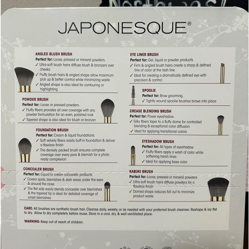 🎉 HP 🎉 Japonesque 6 piece essential brush set - New!!!